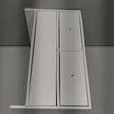 Bamboo Desk Organizer - Stackable, No Assembly Required, Ideal for Office/Home Use - Perfect for Toiletries, Stationery, Accessories. (White, Fence three Desk Organizer)