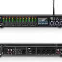 K-6 Professional KTV Digital pre-stage Effector Anti-howling Audio Processor Karaoke Mixer Reverberator with DSp effect echo USB MP3 Bluetooth optical.4 microphone input With remote control