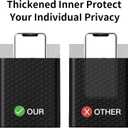 8.5 x 11 Bubble Mailers 50 Pack - Outer Size 9x12 Heavy Duty Black Padded mailer with Self Seal, Waterproof Shipping Envelopes, Bubble Wrap Protection for Ecommerce, Non See Through