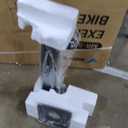 MERACH Exercise Bike, Brake Pad Stationary Bike with Exclusive App, Low Noise Indoor Cycling Bike with 300lbs Weight Capacity, Tablet Mount and Fitness Courses for Weight Loss (Magnetic-Black)