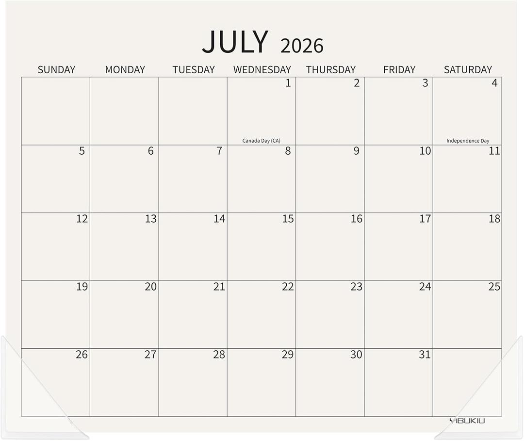 Magnetic Refrigerator Calendar 2026-2027, Monthly Magnet Fridge Calendar July 2026 to December 2027, Large 13 x11 inch, Easy Organizing