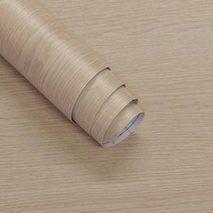 Boobest 157.4x31.5 Wide Wood Grain Contact Paper Beige Wood Textured Wallpaper Stick and Peel Waterproof Maple Wood Look Wallpaper for Furniture Kitchen Countertops Shelves Nursery Bedroom Walls