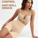 High Waist Tummy Control Shapewear Shorts - Seamless Body Shaper for Women | 3D Glute Lift & Thigh Slimmer. Anti-Roll Steel Bone Support. Invisible Under Dresses. Ideal for Weddings & Postpartum. (XL)