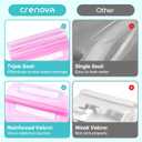 Waterproof Fanny Packs for Women, Sandproof Dry Bag for Beach, Water proof Pouch for Phone Passport Purse, Floating Waterproof Bags for Cruise Travel Water Park Boating Fishing Diving Surfing Kayaking (Pink & Clear)