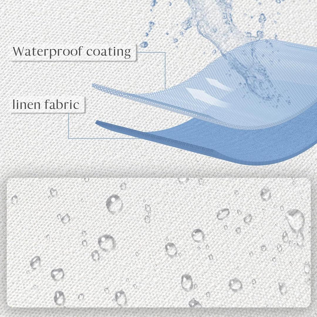 Ashler Outdoor Pillows, 18 x 18 Pillow Inserts Set of 4, Waterproof Throw Pillow Inserts Hypoallergenic for Patio, Water Resistant Indoor Outdoor Decorative, 4 Count