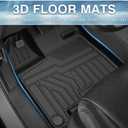Mixsuper F150 Floor mats-Floor mat for Ford F150/Ford Bronco 1980-1996, F-250/F350 1980-1997 Classic Ford Truck Accessories,All Weather TPE Rubber Floor Liners Protection,Anti-Slip Car Mats, Black
