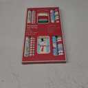 LaRibbons Christmas Wrapping Paper Set, Design with Snowman, Red and White Plaid, Including Gift Tags, Ribbons and Jute Twine, for Xmas, Holiday, 17Inch  10Feet (4 Rolls: 56.68sq.ft.ttl)