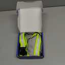 ChalkLit Light Up Dog Harness, No Pull Led Dog Harness Glow-in-The-Dark for Night Walking, USB Rechargeable Lighted Safety Vest for Medium Large Dogs, Adjustable Soft Mesh Fully Illuminated (Green, M)