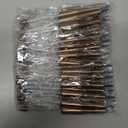 jiebor 50Pcs Red and Yellow Beadable Pens Plastic Bead Black Ink Ballpoint DIY Cute Cool Pens for Students Teacher Bridal Graduation Gift Office Supplies