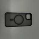 Hython Case for iPhone 14 Case Magnetic Translucent Matte Phone Cases 6.1" [Compatible with MagSafe] Thin Slim Fit Shockproof Bumper Hard Protective Cover for Women Men Girls, Frosted Black