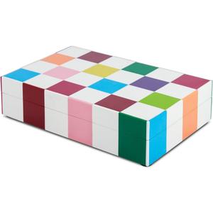 Handicrafts Home Decorative Storage Box 10x6 – Remote Organizer Box with Lid, Modern Decorative Keepsake Box, Boho Shelf Décor, Memory Box for Photos or Letters, Decorative Box for Table Décor