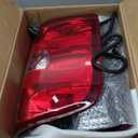 Tail Lights Assembly Compatible with 2007-2013 Chevy Silverado 1500 2500HD 3500HD GMC Sierra 2500 HD 3500 HD, Rear Light Taillights Replacement # GM2801207 GM2800207 (Red Border)