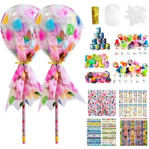 Rpefq Party Favors for Kids, 24 Pack Giant Lollipop-Shaped Stationery Set Return Gifts for Birthday Party,Fun Birthday Goodie Bags Classroom Rewards Students Gifts Class Prizes