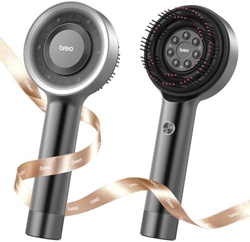 Breo Scalp 3L Laser Hair Growth Comb with 650nm Infrared Technology, 360° Scalp Massager, Waterproof Design, Effective Scalp Stimulation and Hair Regrowth