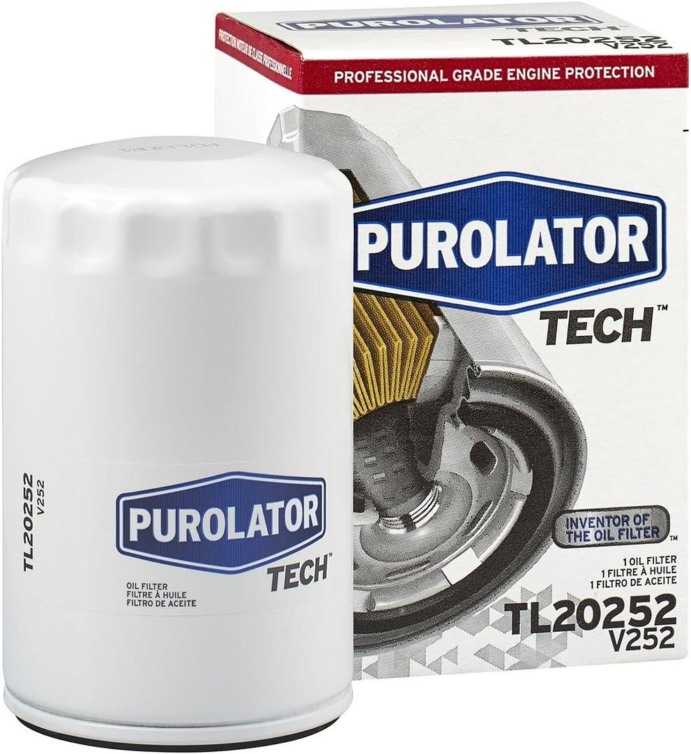 Purolator TL20252 PurolatorTECH Spin On Oil Filter Compatible With Volkswagen Jetta, Beetle, Golf, Vanagon, Cabrio and Audi TT Quattro