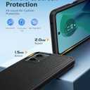 FNTCASE for Moto G-5G 2024 Case: Moto G 2024 Phone Case 14FT Military Grade Drop Protection with Screen Protector Shockproof Rugged Anti-Slip Sweat-Resistant Matte Dual Layer Daily Cover (Black)
