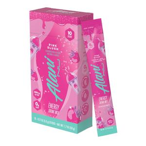 3 x Alani Nu PINK SLUSH Energy Sticks, Energy Drink Powder, 200mg Caffeine, Pre Workout Performance with Antioxidants, On-The-Go Drink Mix, Biotin, B Vitamins, Zero Sugar, 5-10 Calories, 10 Pack