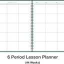 Ward Combination 9-10 Week Class Record + 6 Period Lesson Plan Book