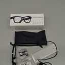 8MP Camera Glasses, AI Smart Glasses with Real-Time Translation, 32GB Storage, Max 10Hrs Playtime,12 Mins Video Rec Pertime| 2 Lens SetTransparent&Black for Outdoor,Work,Travel, Business - Clear (Large)