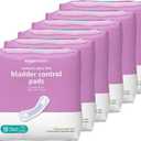 Amazon Basics Women's Incontinence Pads, Bladder Control & Postpartum, Light Absorbency, Unscented, 180 Count , (6 Packs of 30)