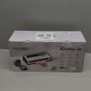 FRESKO Vacuum Sealer Machine with Automatic Bag Detection, Double Heat Seal, Compact Food Sealer, Easy to Use, Starter Kit (Silver)