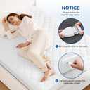 Heated Mattress Pad Queen Size Quilted Zone Heating Electric Bed Warmer Luxury Comfort Heat Mattress Pad Cover Dual Controller10 Heat Setting | 1-12 Hours Auto Shut Off | with 8-21 Inch Deep Pocket