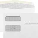 100 1099 Envelopes Designed For 1099 Misc, INT, 1099-R, And 1095-C, Laser Forms from Quickbooks or Similar Tax Software -Double-Window Security Envelope, Gummed Flap, 5 5/8 Inch x 9 Inch Pack of 100