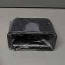 AOWIS Car Waste Can Storage Pockets – 100% Leak-Proof Organizer, Car Seat Back and Door Hanging Storage, Two Levels Above and Below (Black)