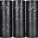 Ultra Strong 15 Gallon Drawstring Trash Bags (102 Count) Large Heavy Duty Thicken Plastic Tall Kitchen Garbage Bags Black for Kitchen Office Lawn Yard