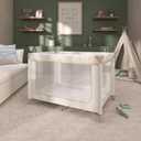 Dream On Me Zodiak Baby Playard, Breathable Mesh Sides, Soft Comfortable Mattress, Quick & Easy to Fold with Travel Carry Bag, Compact Space Saving Design - Beige
