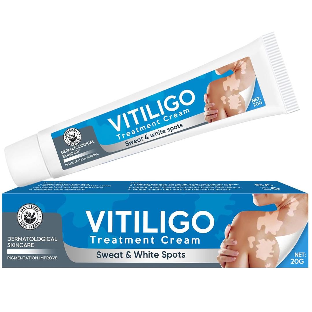 Vitiligo Cream, Natural Vitiligo Treatment Cream, Suitable for Skin Vitiligo, Pigmentation & Leukoplakia, Restore Skin Tone, for Men & Women