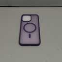 SUPFINE Magnetic for iPhone 14 Pro Max Case (Compatible with MagSafe) (Military Grade Drop Protection) Slim Translucent Matte Shockproof with Anti-Fingerprint Phone Case,Dark Purple