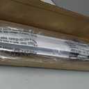 LazBlinds Cordless Cellular Shades, No Tools No Drill Blackout Honeycomb Shades Pleated Blinds for Windows, 39'' W x 48'' H, Silver White