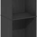 Furinno Luder 6-Tier Open Shelf Bookcase, Blackwood (6-Tier, 12.1-Inch)