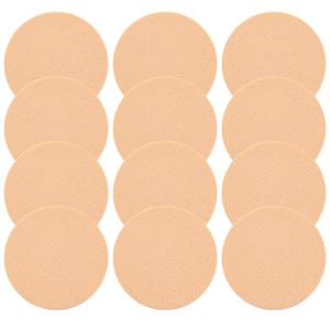 12 Pcs Nude Round Make Up Sponges for Face Cosmetic Sponge Makeup Pads Powder Sponge Makeup Foundation Powders Sponges for Liquid Foundation Cream Concealer, Wet and Dry Dual Use