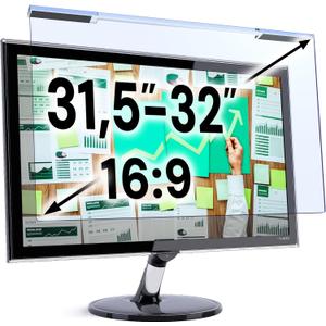 VINTEZ Blue Light Screen Protector for 31.5, 32 Inch Computer Monitor and Laptop Anti-UV Blue Light Blocking Film for Desktop PC, Eye Protection Filter, 28.2" x 16.5", 1 Pack