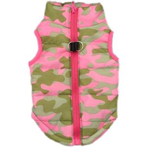 Winter Waterproof Windproof Vest Coat for Cold Weather - Warm Jacket for Small Medium Dogs (Not Suitable for Big Dogs) Rosered L