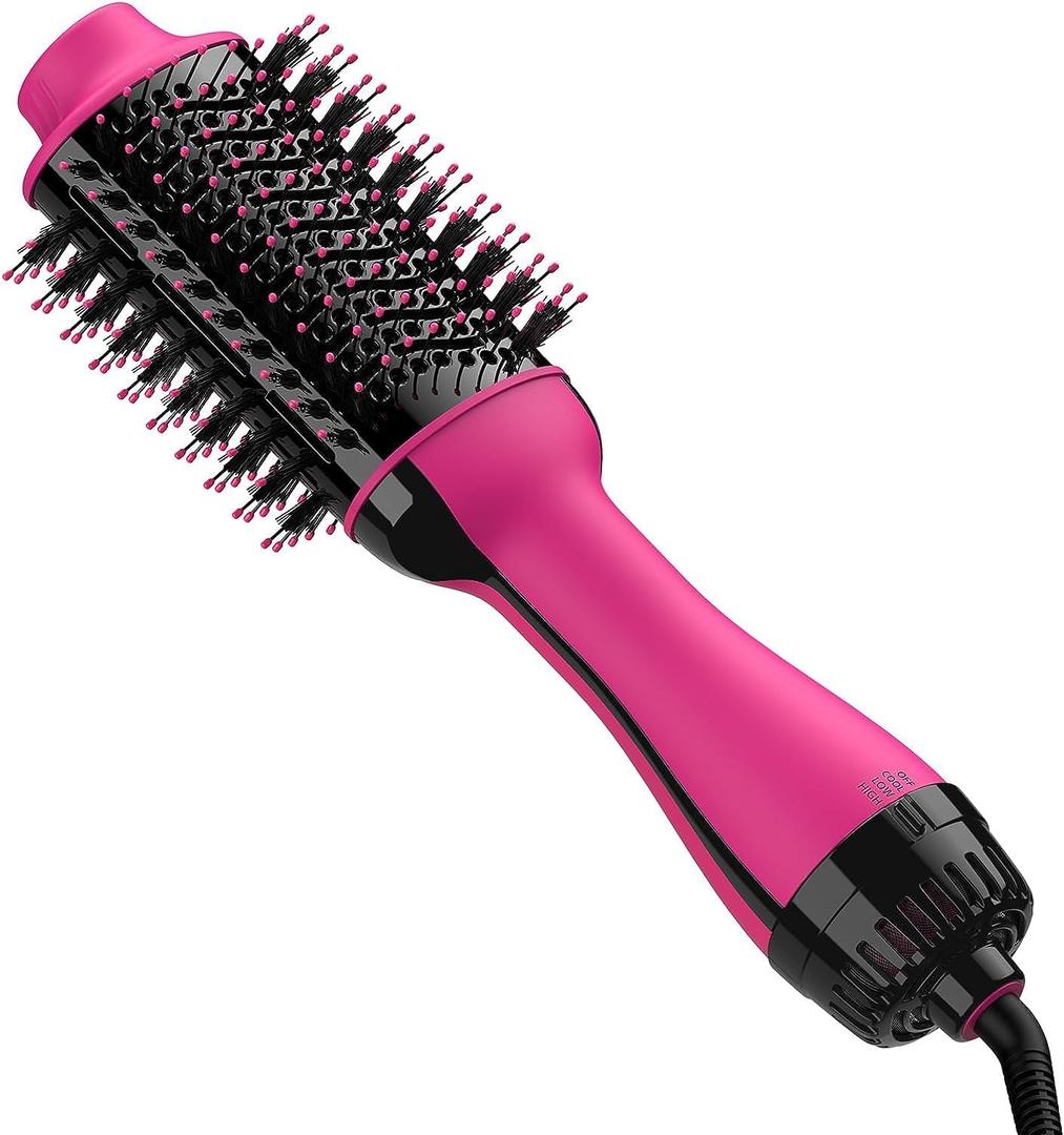 Umeely Hair Dryer Brush Blow Dryer Brush in One, Upgraded 4 in 1 Hair Dryer and Styler Volumizer with Negative Ion Anti-frizz Ceramic Titanium Barrel Hot Air Hair Straightener Brush