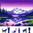 500 Piece Puzzles for Adults Nature Mountain Lake Landscape, 23" X 15"