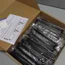 Ravinte 30 Pack Matte Black Cabinet Pulls, 5 Inch (128mm) Hole Center Slim Kitchen Handles, Square Drawer Pulls for Cabinets & Cupboards, Hardware