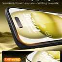 UNBREAKcable Top 9H+ Screen Protector for iPhone 15 Plus & Lens Protector (2+2 Pack), Military-Grade Shatterproof Tempered Glass [99% HD Clear] [Easy Install] Bubble-Free & Anti-Fingerprint-6.7"