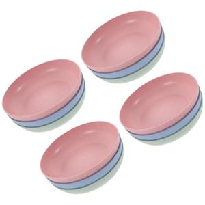 Abaodam 6Pcs Small Cat Feeding Bowl Cat Food Dish with Non Slip Base for Kittens and Legged Cats Easy to Design