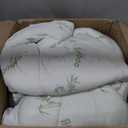 Ultra Soft Queen Size Mattress Topper - Viscose Made from Bamboo Pillow Top Mattress Pad for Back Pain Relief - Naturally Cooling for Hot Sleepers, Green