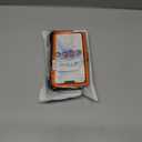 for iPhone 12 Case, iPhone 12 Pro Case, with Built in Screen Protector Heavy Duty Drop Protection Shockproof Dust Proof Protective Phone Cover for Apple iPhone 12/12 Pro (Black/Orange)