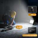 AIKVSXER Portable LED Work Light, 300W 36000LM Job Site Lights, 1 Pack | IP66 Waterproof Worklight, Construction Work Lighting, 120° Beam Angle Adjustable Bracket Plug & Play with 16.4ft Power Cable