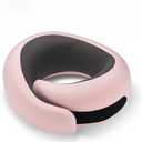 Travel Neck Pillow for Airplanes, Premium Memory Foam Neck Pillow with Ergonomic 360 Support, Travel Essentials for Plane, Car, Train and Home, Max Pink (Large)