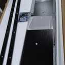 YITAHOME Kitchen Island with Seating, 47 Inch Mobile Storage Island with Drop Leaf, Rolling Islands Table with Power Outlet & Spice Rack, 2 Upholstered Stools and Footrest, for Dining Room, Off White