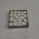 Amari 12g Tea Lights - 100 Pack Tea Light Unscented Candle - Lasts for 3-5 Hours (Yellow)