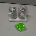 HOME EC Original Salt and Pepper Shakers Set with Adjustable Pour Holes - Glass and Stainless Steel Salt Shaker and Pepper Shaker - Farmhouse Spice dispenser for salts, ground peppercorn and spices, Brushed Silver, 2 Pack