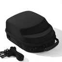 Black Hat Travel Case,Hat Case for Baseball Caps with Carry Handle and Adjustable Shoulder Strap Travel Hat Box for Travel and Home Storage
